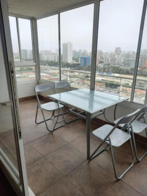 Departamento Centro de Viña, frente a terminal rodoviario, estacionamiento techado